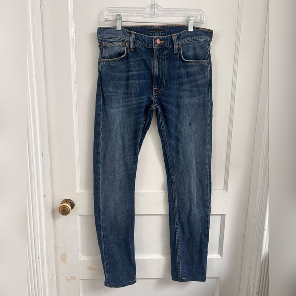 Nudie Jeans Co Lean Dean Troubled Sea
$195.00 Size 29 Inseam 32 - Picture 1 of 8